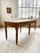 Antique Oak Farmhouse Dining Table with Turned Legs 22