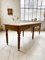 Antique Oak Farmhouse Dining Table with Turned Legs, Image 22