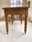 Antique Oak Farmhouse Dining Table with Turned Legs, Image 48