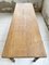 Antique Oak Farmhouse Dining Table with Turned Legs 20