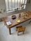 XXL Solid Walnut Farmhouse Dining Table, Image 11