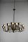 Lámpara de araña italiana Mid-Century con 16 luces, años 50, Imagen 2