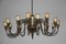 Italian Mid-Century Chandelier with 16 Lights, 1950s 3