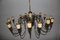 Lustre Mid-Century avec 16 Lampes, Italie, 1950s 7