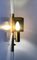 Danish Gilt Brass & Smoked Acrylic Glass Sconce from Hassel & Teudt, 1960s 2