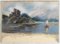 Castle Lake View, Watercolor Painting, Early 20th-Century, Image 9