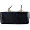 Swedish Ceiling Lamp in Black Lacquered Metal and Mouth-Blown Art Glass, Image 1