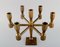 Gusum Metal Candlestick In Brass from Seven Candles, 1960s, Image 2