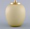 Lampes ou Suspensions China en Verre Opalin Mat, Danemark, 1960s, Set de 4 5