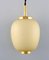 Danish China Lamps or Pendants in Matte Opal Glass, 1960s, Set of 4 6