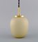 Danish China Lamps or Pendants in Matte Opal Glass, 1960s, Set of 4 2