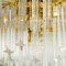 Four-Tiered Murano Astra Quadrilobo Crystal Chandelier from Venini, 1960s 2