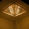 Lampada da soffitto Piramide placcata in oro di Venini, anni '70, Immagine 6