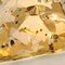 Lampada da parete Piramide in vetro di Murano La Murrani placcato in oro, anni '70, Immagine 4