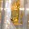 Geschwungene Deckenlampe aus Kristallglas und Vergoldetem Messing von Venini 13