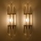 Venini Style Murano Glass and Brass Sconces, Set of 2, Image 10