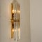 Venini Style Murano Glass and Brass Sconces, Set of 2, Image 11