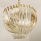 Curved Crystal Glass and Gilt Brass Pendants from Venini, Set of 2 13