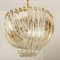 Curved Crystal Glass and Gilt Brass Pendants from Venini, Set of 2, Image 13