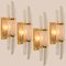 Venini Style Murano Glass and Brass Sconce 13