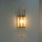 Venini Style Murano Glass and Brass Sconce 11