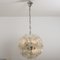 Sputnik Murano Glass and Chrome Chandelier in the Style of Venini, 1960s 9