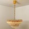 Large Six-Tier Crystal Chandelier in the style of Venini, 1960s 13
