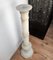 Mid-Century Italian White Volterra Alabaster Pedestal Flower Pot Stand 8