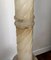 Mid-Century Italian White Volterra Alabaster Pedestal Flower Pot Stand, Image 5