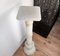 Mid-Century Italian White Volterra Alabaster Pedestal Flower Pot Stand 3