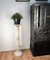 Mid-Century Italian White Volterra Alabaster Pedestal Flower Pot Stand 7