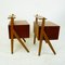 Scandinavian Teak Nightstands by Sigfred Omann for Olholm, Set of 2 4