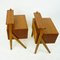 Tables de Chevet Scandinaves en Teck par Sigfred Omann pour Olholm, Set de 2 5