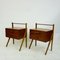 Tables de Chevet Scandinaves en Teck par Sigfred Omann pour Olholm, Set de 2 7