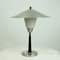 Scandinavian Aluminum and Opaline Glass Table Lamp from Fog & Mørup, Image 2