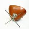 Brauner Leder Swan Chair von Arne Jacobsen für Fritz Hansen 11