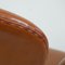 Sedia Swan in pelle marrone di Arne Jacobsen per Fritz Hansen, Immagine 17