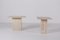 Travertine End Tables, Set of 2 5