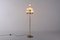 Lámpara de pie de latón, años 70, Imagen 5