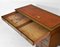 Antiker Schreibtisch aus edwardianischem Mahagoniholz mit Lederplatte von Graves & Sons 15