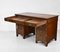 Antique Edwardian Mahogany Pedestal Desk with Leather Top from Graves & Sons 12