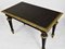 French Ebonised Wood & Gilt Metal Console Table with Marble Top, 19th Century 5