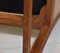 Art Deco Oak and Leather Dining Chairs, Set of 4, Image 7
