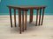 Tables Basses en Noyer, Danemark, 1960s, Set de 3 12