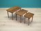 Tables Basses en Noyer, Danemark, 1960s, Set de 3 6