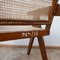 Teak and Cane Chandigarh Office Chair by Pierre Jeanneret, 1956, Image 10