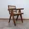 Teak and Cane Chandigarh Office Chair by Pierre Jeanneret, 1956 6