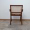 Silla de oficina Chandigarh de caña y teca de Pierre Jeanneret, 1956, Imagen 5