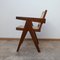 Teak and Cane Chandigarh Office Chair by Pierre Jeanneret, 1956, Image 3