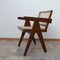 Teak and Cane Chandigarh Office Chair by Pierre Jeanneret, 1956 2
